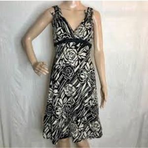 Helen Wang Light brown and black dress